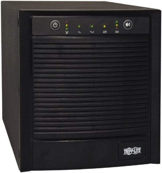 Tripp-Lite - 20 Amp, 3,000 VA, Tower Mount Line Interactive Backup Uninterruptible Power Supply - Backup 3-1/2 min with Full Load & 10 min with Half Load, 120 VAC Input & Output, 2,250 Watt Output, 1 Phases, 8 Outlets - Caliber Tooling