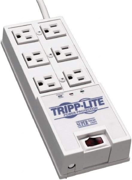 Tripp-Lite - 6 Outlets, 120 VAC15 Amps, 6' Cord, Power Outlet Strip - Floor, Keyhole Mount, 5-15 NEMA Configuration, 9-1/2" Strip - Caliber Tooling