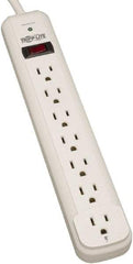 Tripp-Lite - 7 Outlets, 120 VAC15 Amps, 12' Cord, Power Outlet Strip - Floor, Keyhole Mount, 5-15 NEMA Configuration, 11.69" Strip - Caliber Tooling