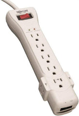 Tripp-Lite - 7 Outlets, 120 VAC15 Amps, 15' Cord, Power Outlet Strip - Floor, Keyhole Mount, 5-15 NEMA Configuration, 10.3" Strip - Caliber Tooling