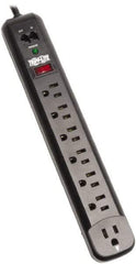 Tripp-Lite - 7 Outlets, 120 VAC15 Amps, 6' Cord, Power Outlet Strip - Floor, Keyhole Mount, 5-15 NEMA Configuration, 12.51" Strip - Caliber Tooling