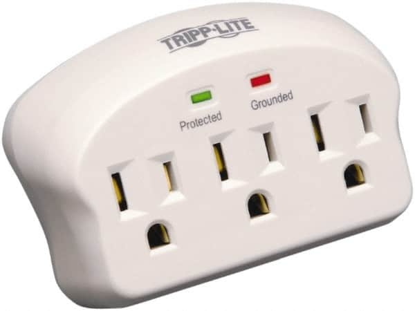 Tripp-Lite - 3 Outlets, 120 VAC15 Amps, Power Outlet Strip - Floor, Keyhole Mount, 5-15 NEMA Configuration, 2.1" Strip - Caliber Tooling