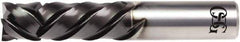 OSG - 3/8" Cutting Diam x 3/4" Length of Cut, 4 Flute, Spiral Router Bit - Diamond Coated, Right Hand Cut, Solid Carbide, 3" OAL x 3/8" Shank Diam, Compression, 45° Helix Angle - Caliber Tooling