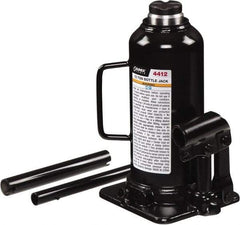 Sunex Tools - 12 Ton Capacity Bottle Jack - 9.1" to 18.3" High, 5.71" Long x 4.96" Wide Base - Caliber Tooling