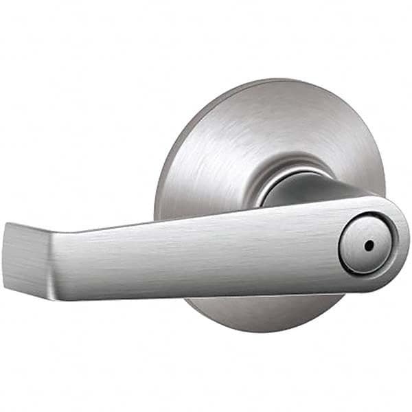 Schlage - Privacy Lever Lockset for 1-3/4" Thick Doors - Exact Industrial Supply