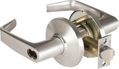 Stanley - Grade 1 Classroom Lever Lockset - 2-3/4" Back Set, Zinc, Satin Chrome Finish - Caliber Tooling