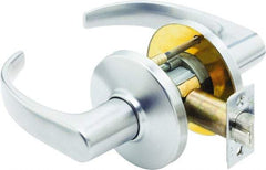 Stanley - Grade 1 Passage Lever Lockset - 2-3/4" Back Set, Zinc, Satin Chrome Finish - Caliber Tooling