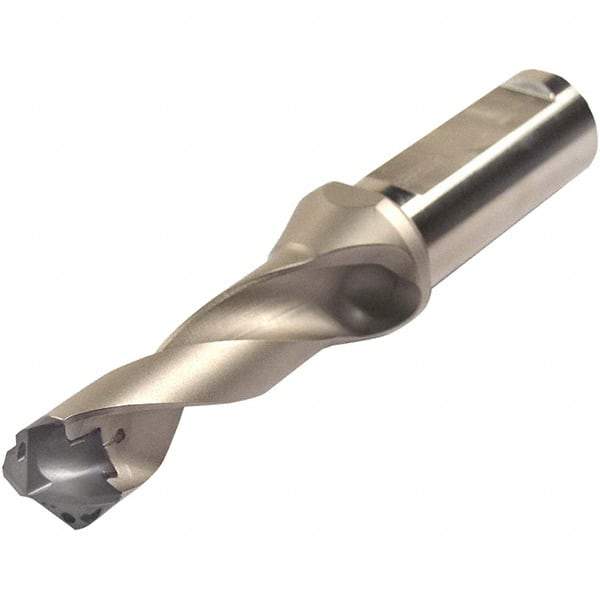 Iscar - 3/4 to 0.783" Diam, 3xD, 2.24" Max Depth, 1" Shank Diam, Replaceable Tip Drill - 19 Seat Size, DSM Toolholder, Series ChamDrillJet - Caliber Tooling