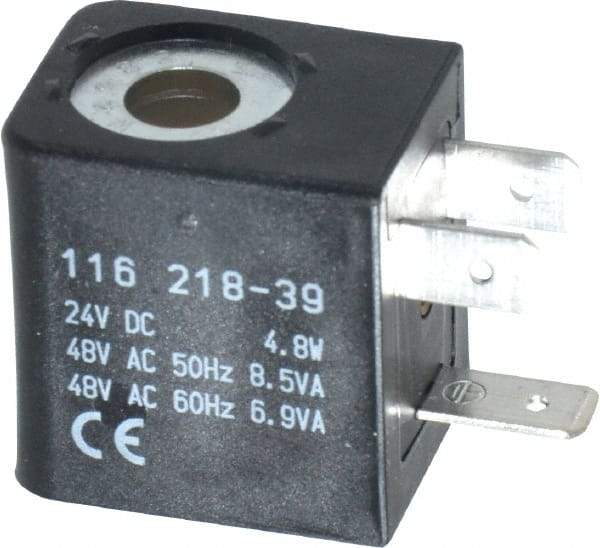 ARO/Ingersoll-Rand - 24 DC Volt, Din Connection Coil Lead Length, Class F, Solenoid Coil - 4.8 Watt, NEMA 4 Enclosure, Use with ARO Solenoid Valve - Caliber Tooling