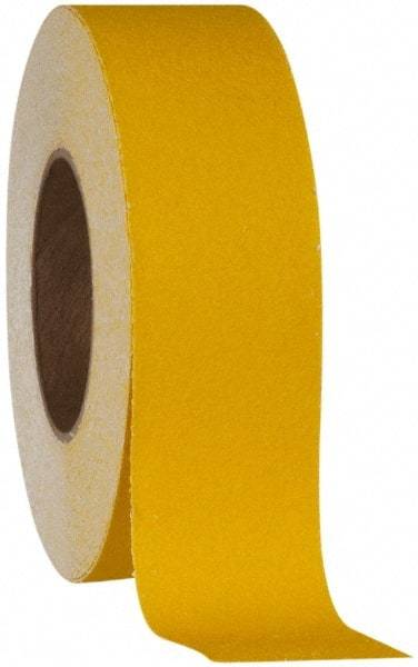 NMC - Yellow Solid Color Anti-Slip Vinyl Tape - 2" Wide x 60' Long x 0.02" Thick, General Traffic - Caliber Tooling