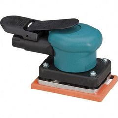 Dynabrade - 10,000 OPM, 13 CFM Air Consumption, Palm Air Orbital Sander - Rectangular Pad, 1/4 NPT Inlet - Caliber Tooling