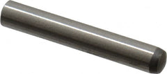 Made in USA - 2.5mm Diam x 16mm Pin Length 416 Stainless Steel Precision Dowel Pin - C 36-42 Hardness, 1 Beveled & 1 Rounded End - Caliber Tooling