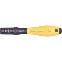 Wiha - 1 Piece, 15 to 80 In/oz, Adjustable Torque Limiting Screwdriver - 1/4" Drive - Caliber Tooling