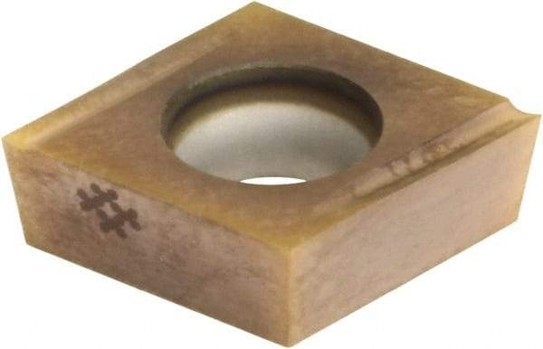 Sumitomo - CCGT32.51 FX Grade AC530U Carbide Turning Insert - TiAlN/AlCrN Finish, 80° Diamond, 3/8" Inscr Circle, 5/32" Thick, 1/64" Corner Radius - Caliber Tooling