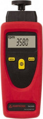 Amprobe - Accurate up to 0.02%, Contact and Noncontact Tachometer - 8 Inch Long x 9 Inch Wide x 1-3/4 Inch Meter Thick, 1 to 99,999 (Optical) and 19,999 (Mechanical) RPM Measurement - Caliber Tooling