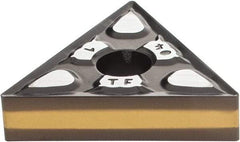 Iscar - TNMG431 TF Grade IC8250 Carbide Turning Insert - TiCN/Al2O3 Finish, 60° Triangle, 1/2" Inscr Circle, 3/16" Thick, 1/64" Corner Radius - Caliber Tooling