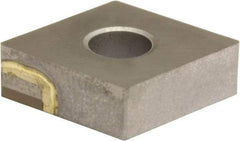 Sumitomo - CNMA431 Grade BN250 PCBN Turning Insert - Uncoated, 80° Diamond, 1/2" Inscr Circle, 3/16" Thick, 1/64" Corner Radius - Caliber Tooling