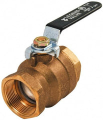 Legend Valve - 2-1/2" Pipe, Full Port, Lead Free Brass UL, CSA, FM, NSF Approved Ball Valve - 2 Piece, FIP x FIP Ends, Lever Handle, 400 WOG, 150 WSP - Caliber Tooling