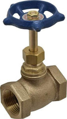 Legend Valve - 3/4" Pipe, FNPT Ends, Brass Rising Stem Globe Valve - Bronze Disc, Bolted Bonnet, 200 psi WOG, 125 psi WSP, Class 125 - Caliber Tooling