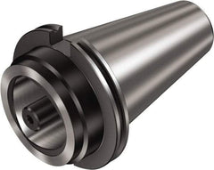 Sandvik Coromant - CAT40 Outside Taper, C5 Inside Modular Connection, CAT to Capto Taper Adapter - 80mm Projection, 50mm Nose Diam, 148.4mm OAL, Through Coolant - Exact Industrial Supply