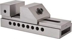 Gibraltar - 3" Jaw Width, 3-3/8" Jaw Opening Capacity, 4" Jaw Height, Toolmaker's Vise - Flat Jaw, 0.005" Parallelism, 0.005" Squareness, 7-1/2" OAL x 2.76" OAH - Caliber Tooling