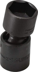 Proto - 1/2" Drive 1-1/16" Standard Universal Impact Socket - 6 Points, 3" OAL - Caliber Tooling