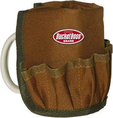 Bucket Boss - 12 Pocket General Purpose Holster - Polyester, Brown & Green - Caliber Tooling