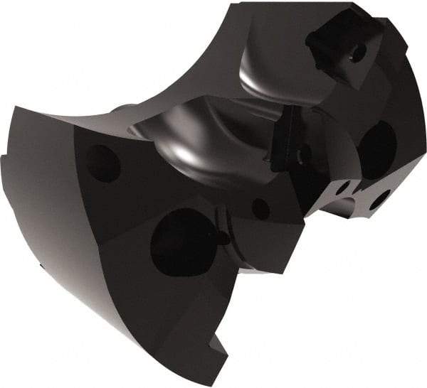 Allied Machine and Engineering - Series APX 70, 74.61mm Max Diam Pilot Insert Drill Head - T-A 2 Pilot Drill, 1-7/32" Pilot Drill Diam, 2 Nonpilot Inserts - Caliber Tooling