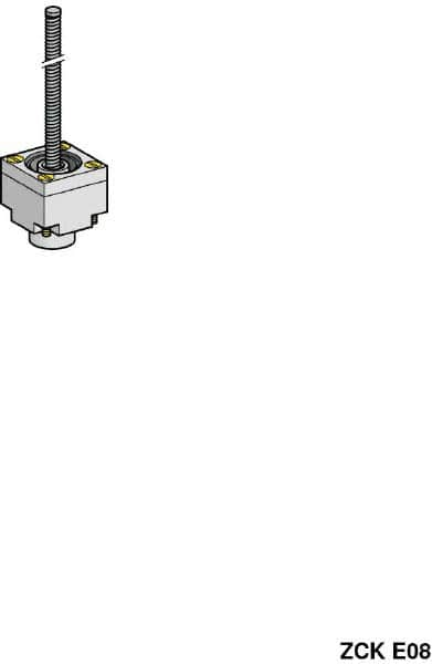 Telemecanique Sensors - 3.7 Inch Long, Limit Switch Head - For Use with ZCK Limit Switches - Caliber Tooling