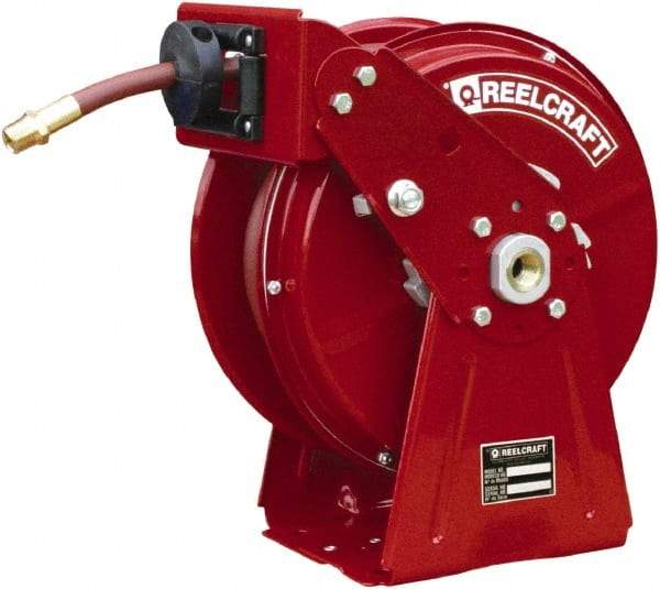 Reelcraft - 35' Spring Retractable Hose Reel - 300 psi, Hose Included - Caliber Tooling