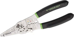 Greenlee - 18 AWG Solid, 20 AWG Stranded Max Capacity Wire Stripper/Crimper - 9" OAL, Cushion Grip Handle - Caliber Tooling