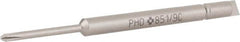 Wera - 4mm Drive, #0 Phillips Screwdriver Bit - 2-1/2" OAL - Caliber Tooling