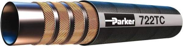 Parker - -16 Hose Size, 1" ID x 1-1/2" OD, 4,000 psi Work Pressure Hydraulic Hose - 6" Radius, Synthetic Rubber, -40°F to 257°F - Caliber Tooling