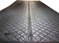 Singer Safety - 25' Long x 48" Wide, Fiberglass Roll - ASTM E-84 Specification, Metallic Gray - Caliber Tooling