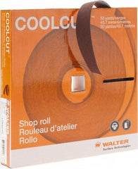 WALTER Surface Technologies - 1" x 50 Yd 120 Grit Aluminum Oxide Cloth Roll - J Weighted Backing - Caliber Tooling