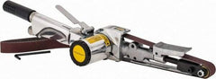 Value Collection - 3/4 x 20-1/2 Inch, 16,000 RPM Air Belt Sander - 0.45 Hp, 4 CFM Air Consumption, Rear Exhaust - Caliber Tooling