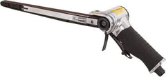 Value Collection - 1/2 x 24 Inch, 20,000 RPM Air Belt Sander - 0.45 Hp, 4 CFM Air Consumption, Rear Exhaust - Caliber Tooling