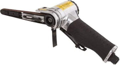 Value Collection - 3/8 x 13 Inch, 20,000 RPM Air Belt Sander - 0.45 Hp, 4 CFM Air Consumption, Rear Exhaust - Caliber Tooling