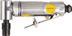 Value Collection - 1/4" Collet, Angle Handle, Air Angle Die Grinder - 22,000 RPM, Front Exhaust, 4 CFM, 0.3 hp, 90 psi, 1/4 NPT Inlet - Caliber Tooling