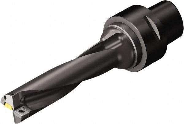 Sandvik Coromant - 84mm Max Drill Depth, 4xD, 21mm Diam, Indexable Insert Drill - C4 Coromant Shank - Caliber Tooling