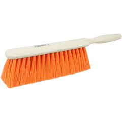 9″ - Orange Synthetic Counter Dusters / Oil / Water Resistant Industrial Hand Brush - Caliber Tooling