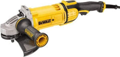 DeWALT - 9" Wheel Diam, 6,500 RPM, Corded Angle & Disc Grinder - 5/8-11 Spindle, 120 Volts - Caliber Tooling