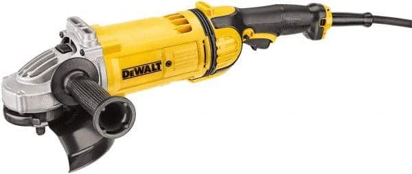 DeWALT - 7" Wheel Diam, 8,500 RPM, Corded Angle & Disc Grinder - 5/8-11 Spindle, 120 Volts - Caliber Tooling