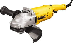 DeWALT - 9" Wheel Diam, 6,500 RPM, Corded Angle & Disc Grinder - 5/8-11 Spindle, 120 Volts - Caliber Tooling