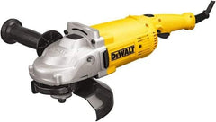 DeWALT - 7" Wheel Diam, 8,500 RPM, Corded Angle & Disc Grinder - 5/8-11 Spindle, 120 Volts - Caliber Tooling