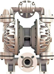 Versa-Matic - 1-1/4 \x96 1-1/2 NPT, Air Operated Diaphragm Pump - Santoprene Diaphragm, Polypropylene Housing - Caliber Tooling