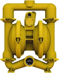 Versa-Matic - 1-1/4 \x96 1-1/2 NPT, Air Operated Diaphragm Pump - PTFE Diaphragm, Aluminum Housing - Caliber Tooling