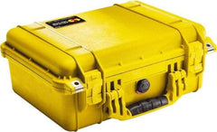 Pelican Products, Inc. - 13" Wide x 6-53/64" High, Clamshell Hard Case - Yellow, Polyethylene - Caliber Tooling