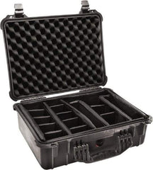 Pelican Products, Inc. - 15-49/64" Wide x 7-13/32" High, Clamshell Hard Case - Black, Polyethylene - Caliber Tooling