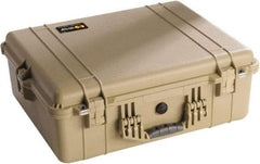 Pelican Products, Inc. - 19-23/64" Wide x 8-51/64" High, Clamshell Hard Case - Tan, Polyethylene - Caliber Tooling